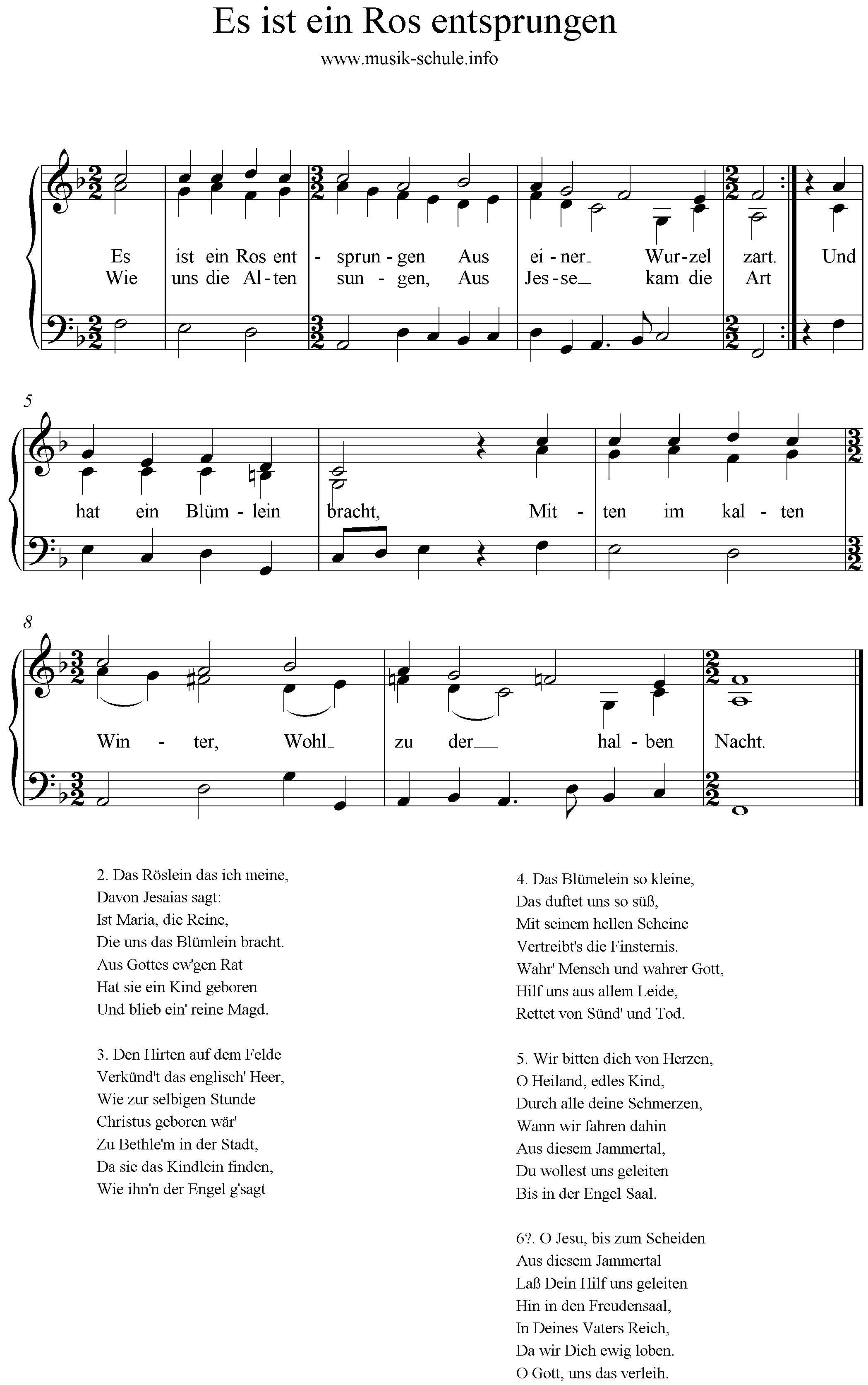 Weihnachtslieder Musikschule Stadt Haag